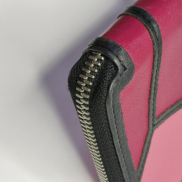 Cartera Puzzle de piel de ternera multicolor