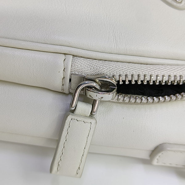 Calfskin Shoulder Bag White