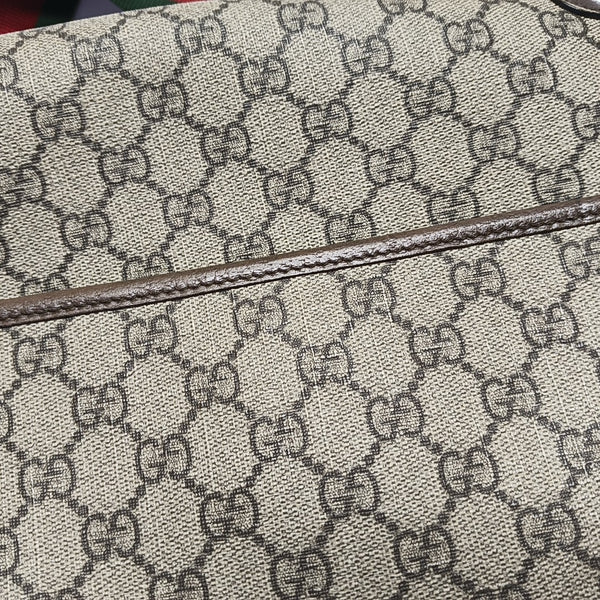 Neo Vintage Large Monogram Coated Canvas Brown