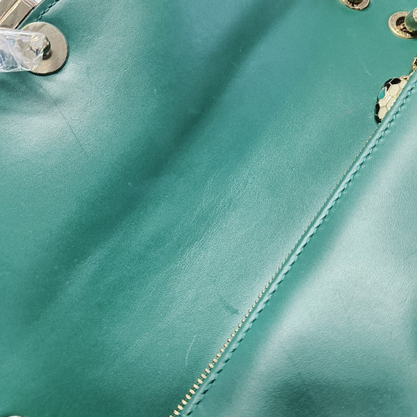 SERPENTI FOREVER Medium Calfskin Green