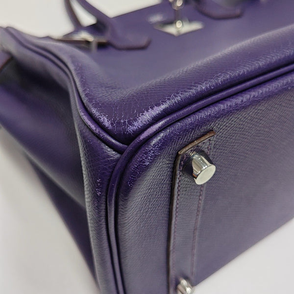 Birkin 30 Epsom Purple