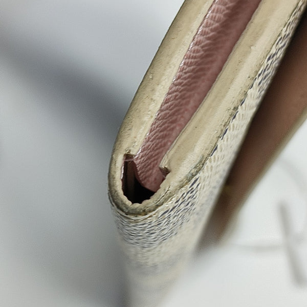 EMILIE Damier Azur Coated Canvas White