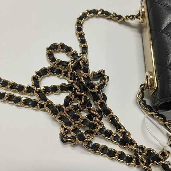 TRENDY CC Quilted Lambskin Black