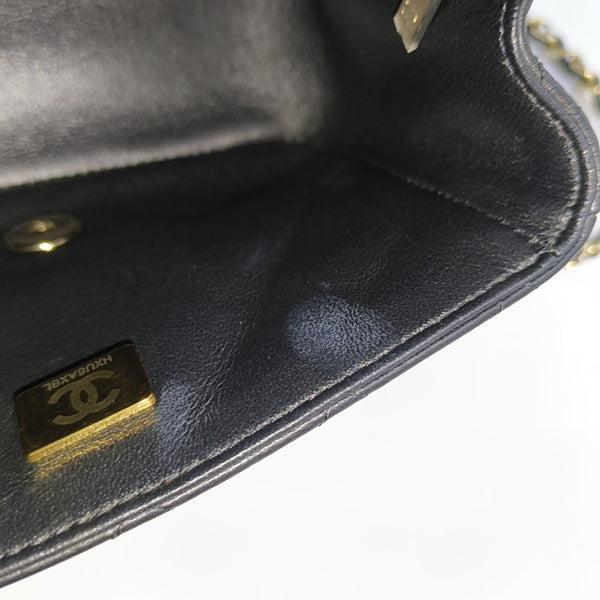 CLASSIC FLAP Mini Quilted Lambskin Black