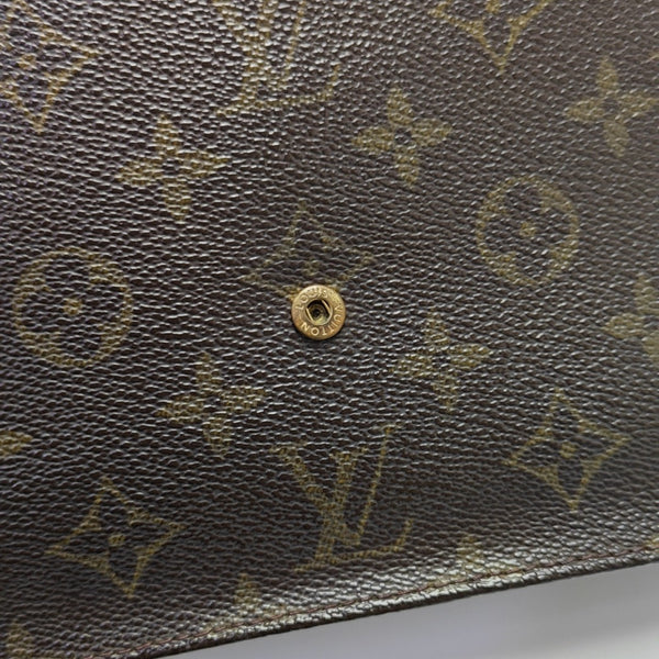 POCHETTE RABAT Monogram Coated Canvas Brown