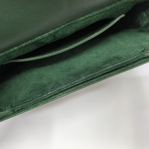 Calfskin Shoulder Bag Green