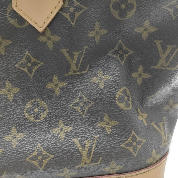 ALMA PM Monogram Coated Canvas Brown