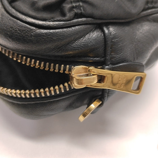 Nylon Shoulder Bag Black
