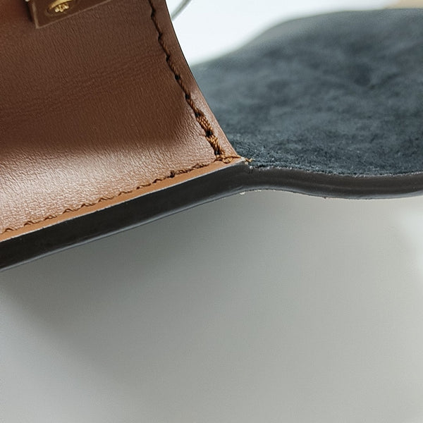DAUPHINE EAST WEST Mini Monogram Coated Canvas Brown