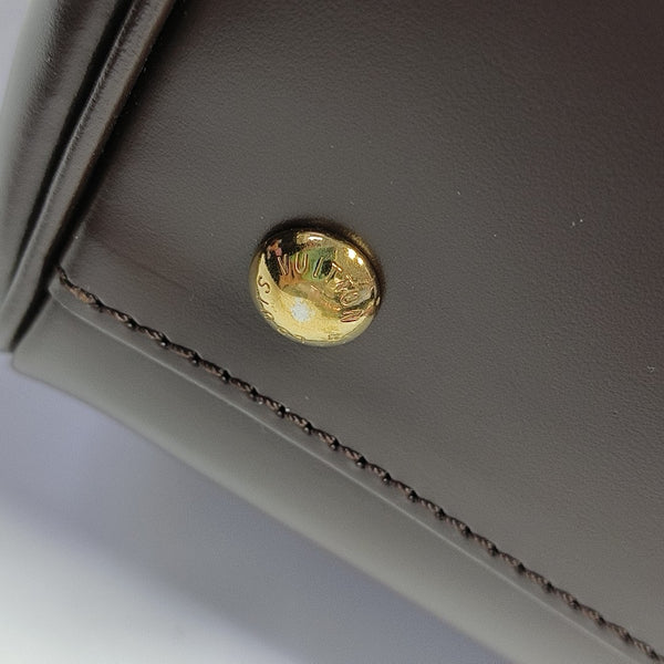 KNIGHTSBRIDGE Damier Ebene Coated Canvas Brown