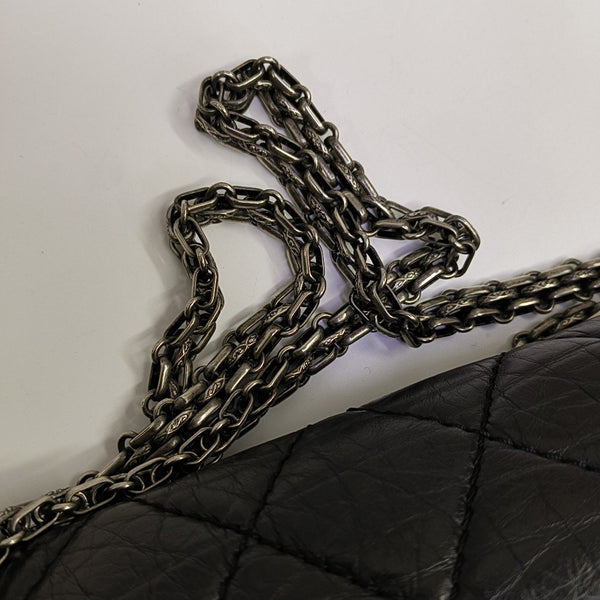 2.55 227 Quilted Calfskin Black