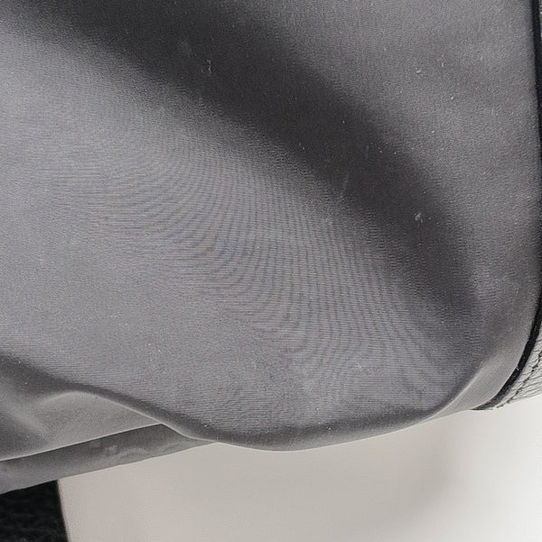 Monogram Nylon Backpack Medium Black