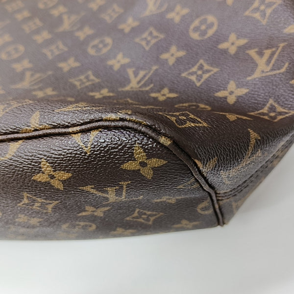 NEVERFULL MM Monogram Coated Canvas Brown