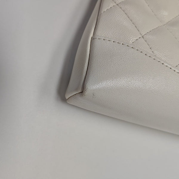 CHANEL 31 Mini Quilted Lambskin White
