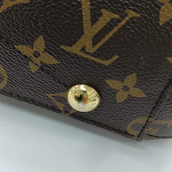 MONTAIGNE Monogram Coated Canvas Brown