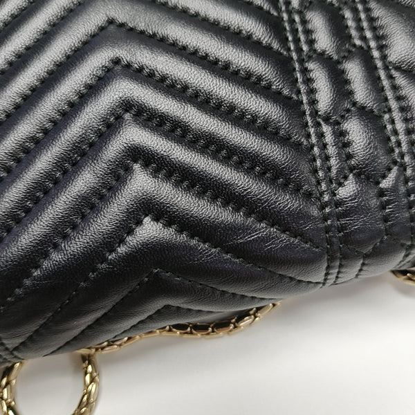 SERPENTI FOREVER Quilted Lambskin Black