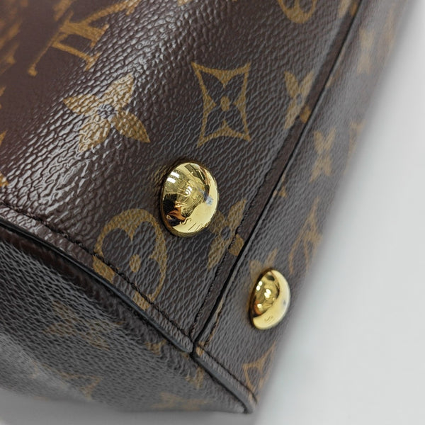 CLUNY BB Monogram Coated Canvas Brown
