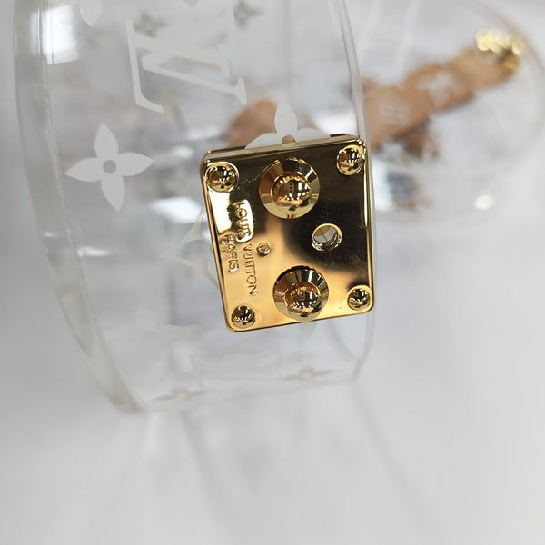 BOX SCOTT Monogram Plastic Clear