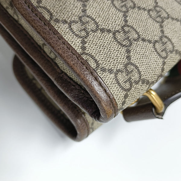 Neo Vintage Small Monogram Coated Canvas Beige