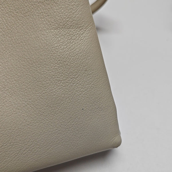 Calfskin Crossbody Bag Beige