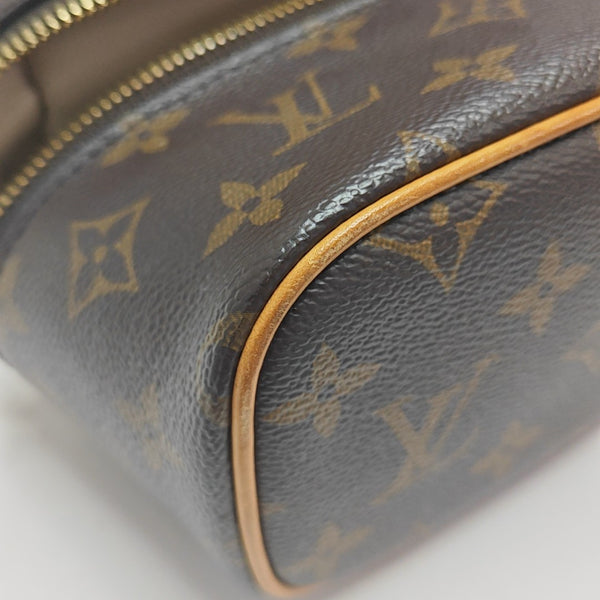 NICE Super Mini Monogram Coated Canvas Brown