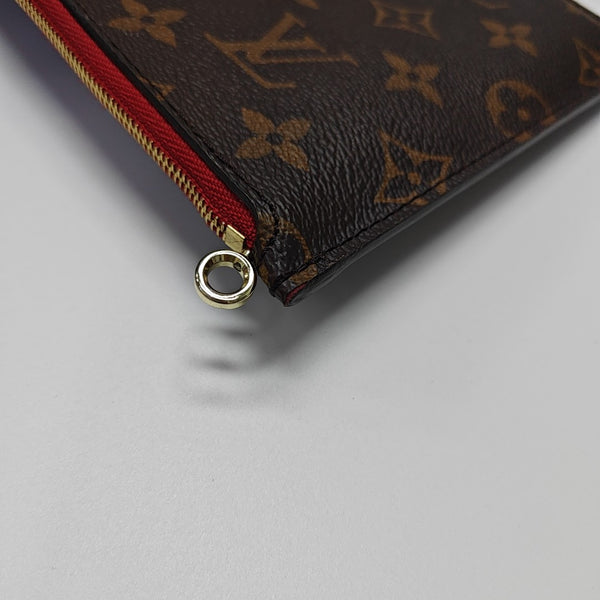 NEVERFULL MM Monogram Coated Canvas Brown