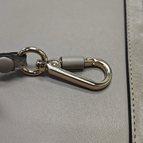 Faye Medium Calfskin Gray