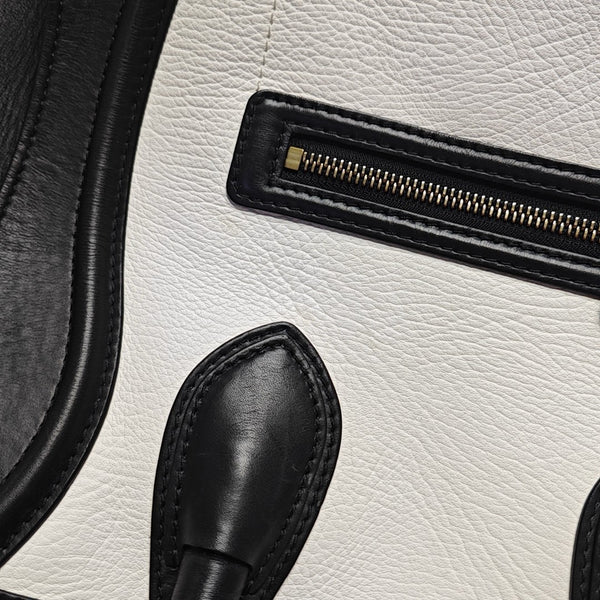 LUGGAGE Mini Calfskin White