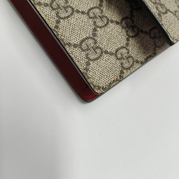 GG Supreme Mini Monogram Coated Canvas Beige