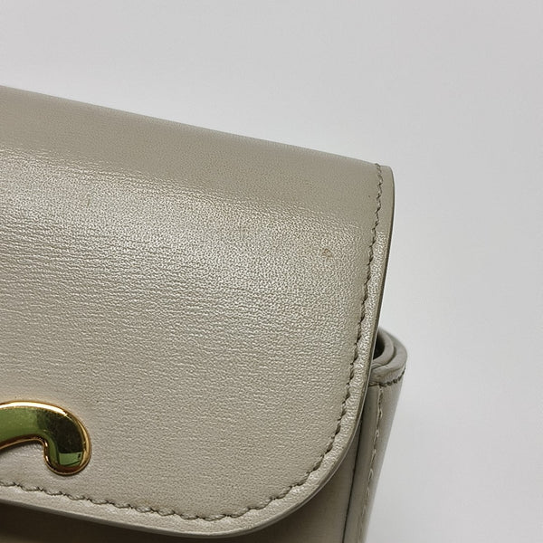 TRIOMPHE Mini Calfskin Beige