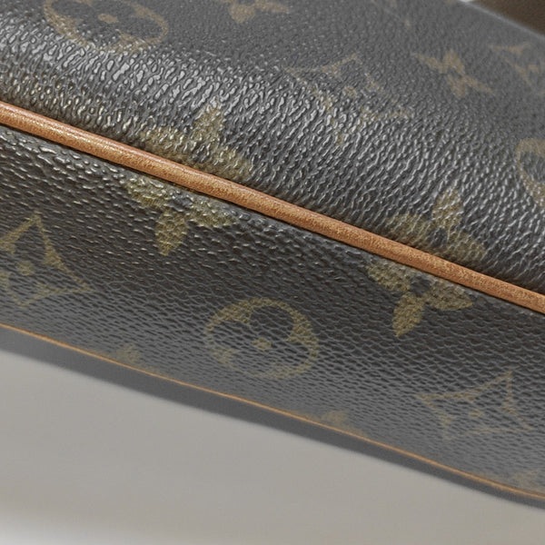 GANGE Monogram Coated Canvas Brown