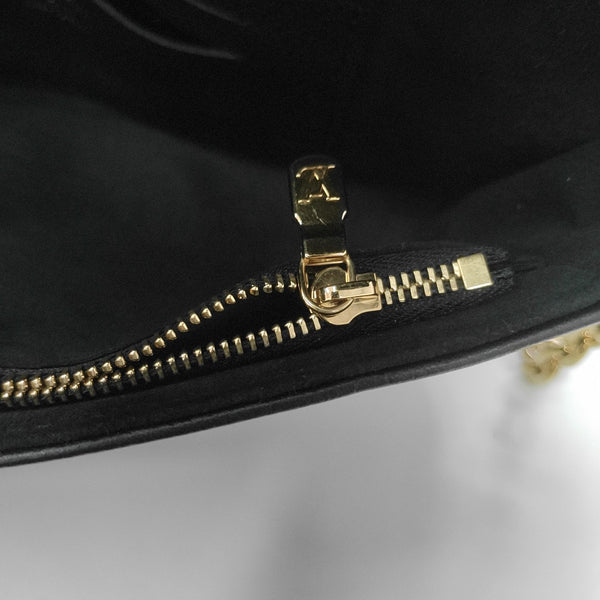 IVY Monogram Calfskin Black