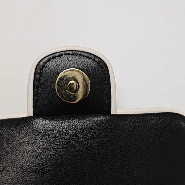 Quilted Lambskin Shoulder Bag Black