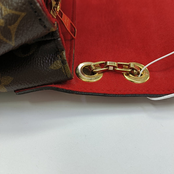 PALLAS BB Monogram Coated Canvas Brown