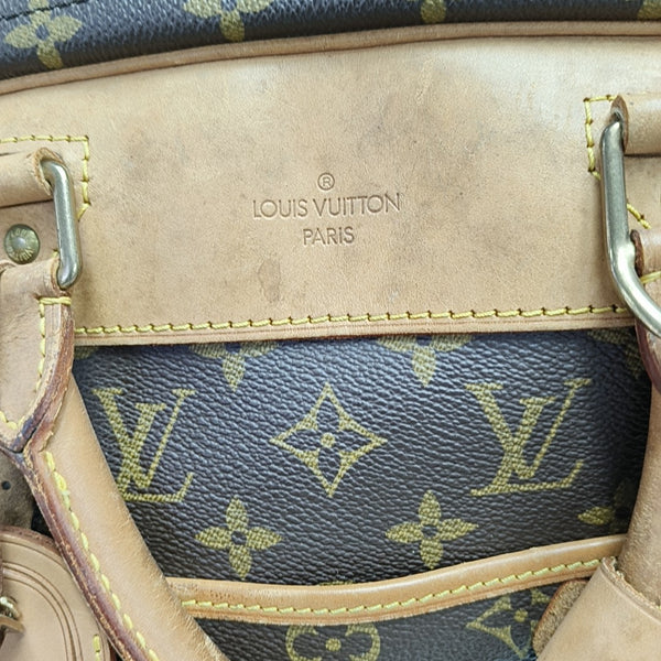 ALIZÉ Monogram Coated Canvas Brown
