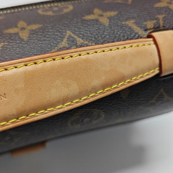 MÉTIS MM Monogram Coated Canvas Brown
