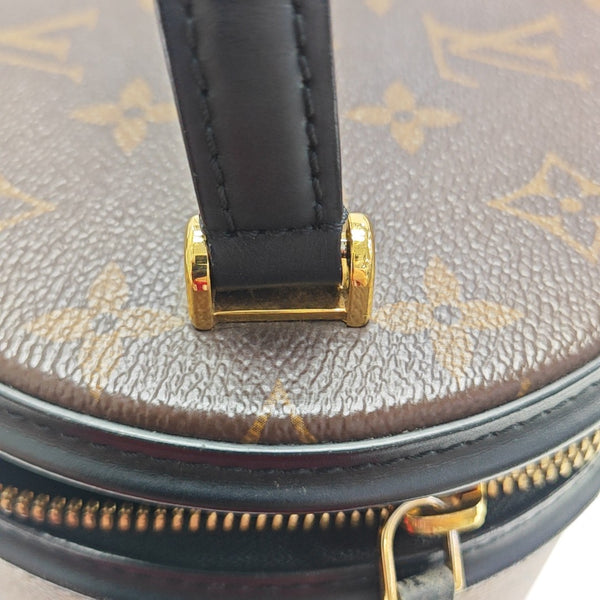 CANNES PM Monogram Coated Canvas Brown
