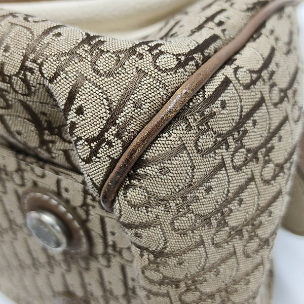 Canvas Top Handle Bag Brown