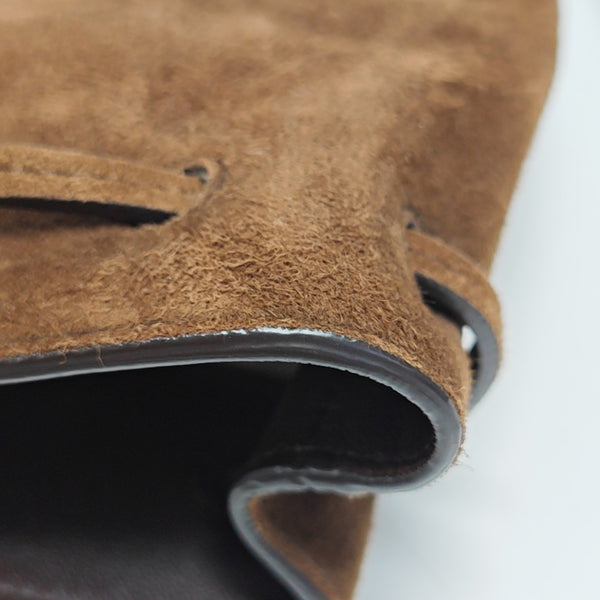 Suede Shoulder Bag Brown