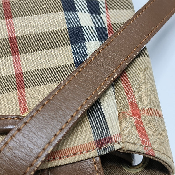 Canvas Bucket Bag Brown