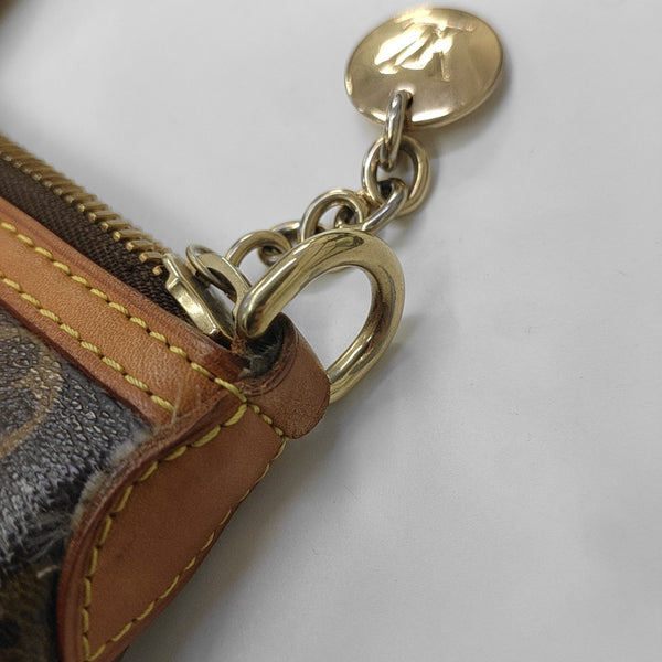 PALERMO PM Monogram Coated Canvas Brown