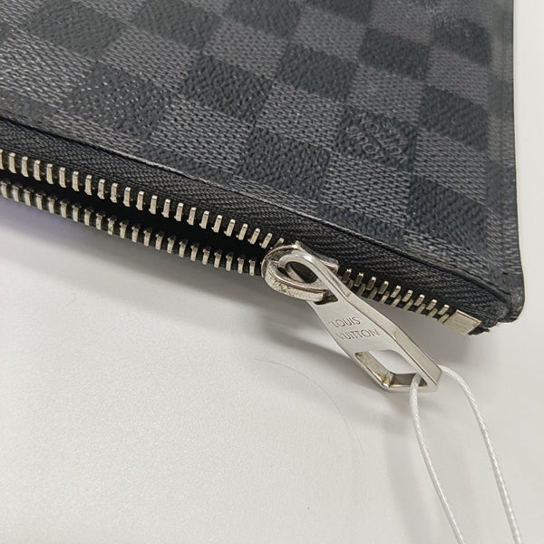 Pochette Jour PM Damier Graphite Coated Canvas Gray