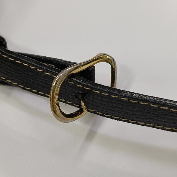 Calfskin Shoulder Bag Black