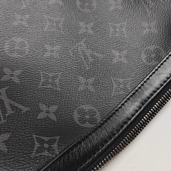 TRIO Monogram Coated Canvas Gray