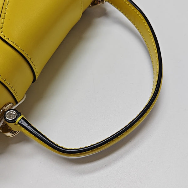 SERPENTI FOREVER Small Quilted Calfskin Yellow
