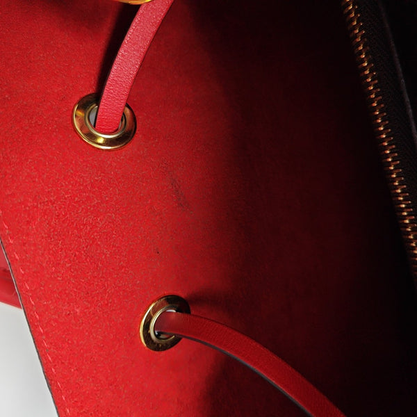 NÉONOÉ MM Monogram Coated Canvas Brown