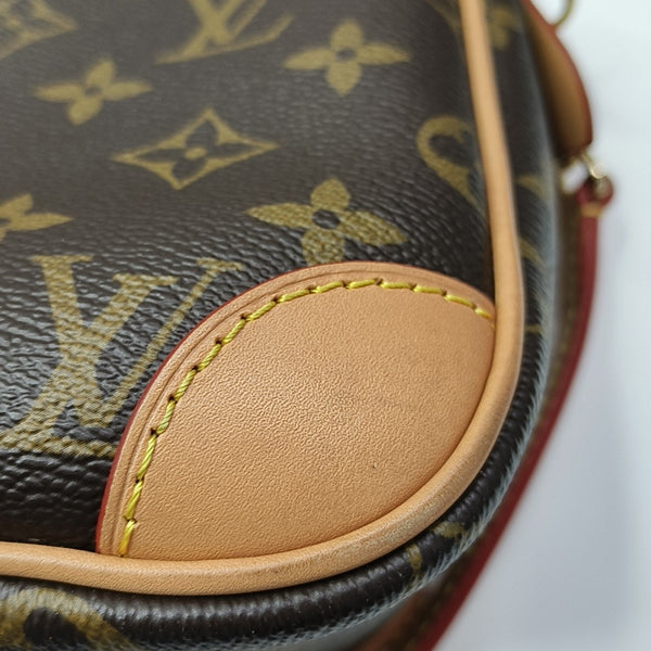 DIANE Monogram Coated Canvas Brown