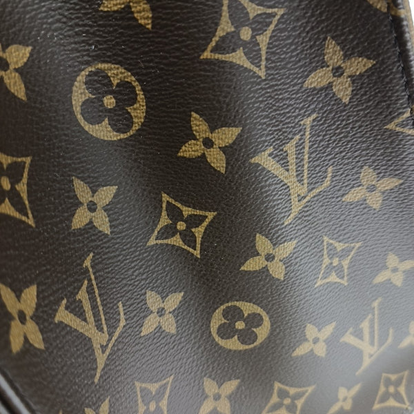 ONTHEGO MM Monogram Coated Canvas Brown