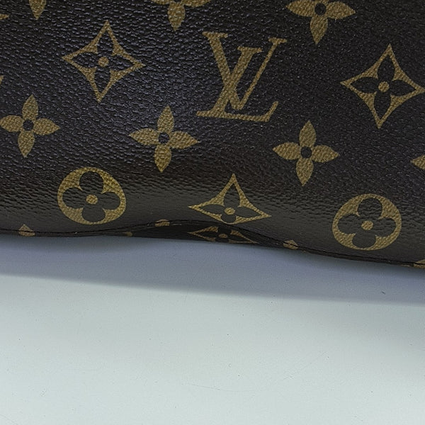 NÉONOÉ MM Monogram Coated Canvas Brown