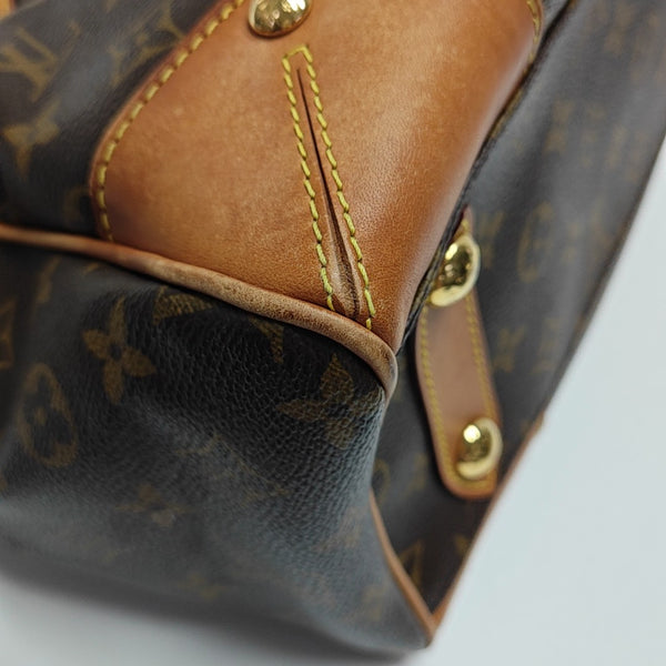 RETIRO NM Monogram Coated Canvas Brown